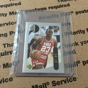 Michael Jordan ‘98 UD Sticker Card No. 17
